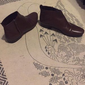 Cole Hann brown ankle boots